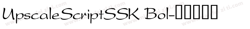 UpscaleScriptSSK Bol字体转换